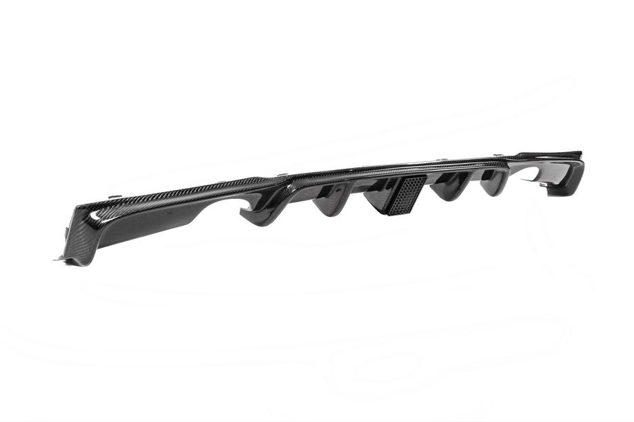 BMW 3 серия F30/F31 2012-2019 гг. Диффузор заднего бампера V2 для F30 M-Sport, Карбон Фото 5