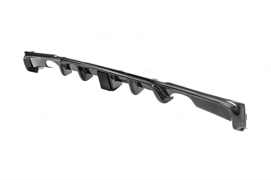 BMW 3 серия F30/F31 2012-2019 гг. Диффузор заднего бампера V2 для F30 M-Sport, Карбон Фото 6