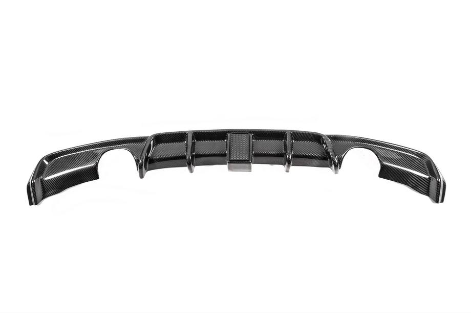 BMW 3 серия F30/F31 2012-2019 гг. Диффузор заднего бампера V2 для F30 M-Sport, Карбон Фото 9