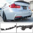 BMW 3 серия F30/F31 2012-2019 гг. Диффузор заднего бампера Карбон V11 (для M-Sport) фото 7