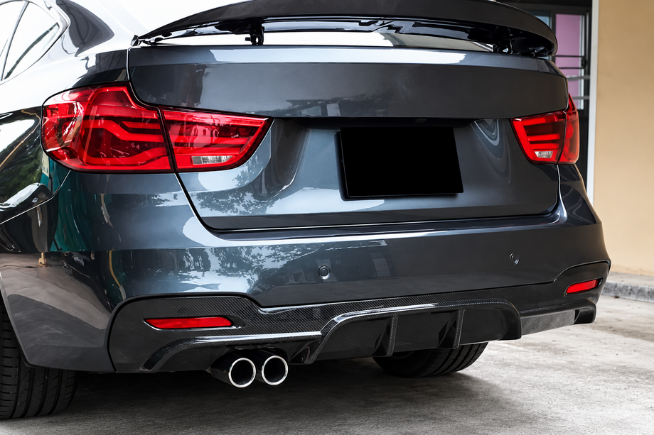 BMW 3 серия F34 2013–2020 гг. Задний Диффузор Бампера V1 для M-Sport, Карбон Фото 2
