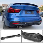 BMW 3 серия F34 2013–2020 гг. Диффузор заднего бампера V4 (для M-Sport, Карбон) фото 1