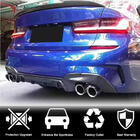 BMW 3 серия G20/G21 2018- гг. Задний Диффузор Бампера V7 (для M-Sport 2018-2022, Карбон) фото 2