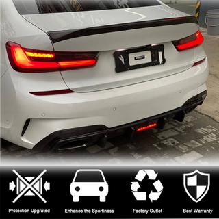 Диффузор заднего бампера V6 (для M-Sport 2018-2022, Карбон) BMW 3 серия G20/G21 2018- гг. фото 2