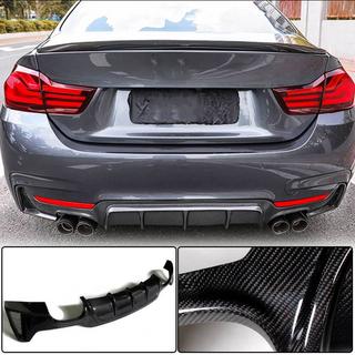 Диффузор заднего бампера V1 (для M-Sport, Карбон) BMW 4 серия F32/F33/F36 2012-2020 гг. фото 1
