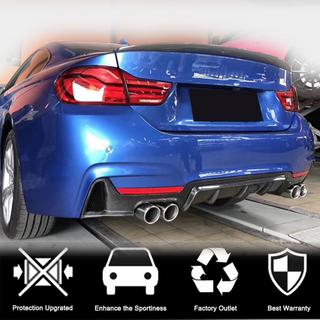 Диффузор заднего бампера V1 (для M-Sport, Карбон) BMW 4 серия F32/F33/F36 2012-2020 гг. фото 2