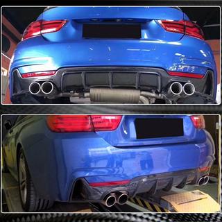 Диффузор заднего бампера V1 (для M-Sport, Карбон) BMW 4 серия F32/F33/F36 2012-2020 гг. фото 3