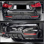 BMW 4 серия F32/F33/F36 2012-2020 гг. Диффузор заднего бампера Carbon ABS V5 (M-Sport) фото 3