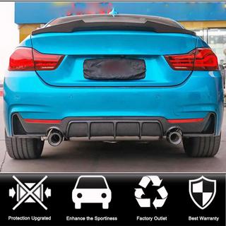 Задний диффузор V3 (для M-Sport, Карбон) BMW 4 серия F32/F33/F36 2012-2020 гг. фото 2