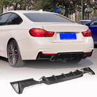 BMW 4 серия F32/F33/F36 2012-2020 гг. Диффузор заднего бампера FRP V6 (M-Sport) фото 2