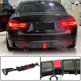 Задний диффузор V8 (для M-Sport, карбон) BMW 4 серия F32/F33/F36 2012-2020 гг. фото 1