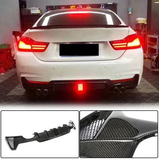 Задний диффузор V8 (для M-Sport, карбон) BMW 4 серия F32/F33/F36 2012-2020 гг. фото 2