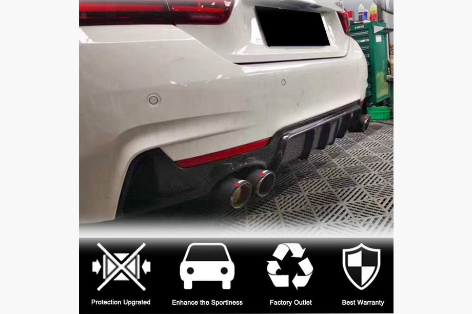 BMW 4 серия F32/F33/F36 2012-2020 гг. Задний диффузор V8 (для M-Sport, карбон) Фото 3