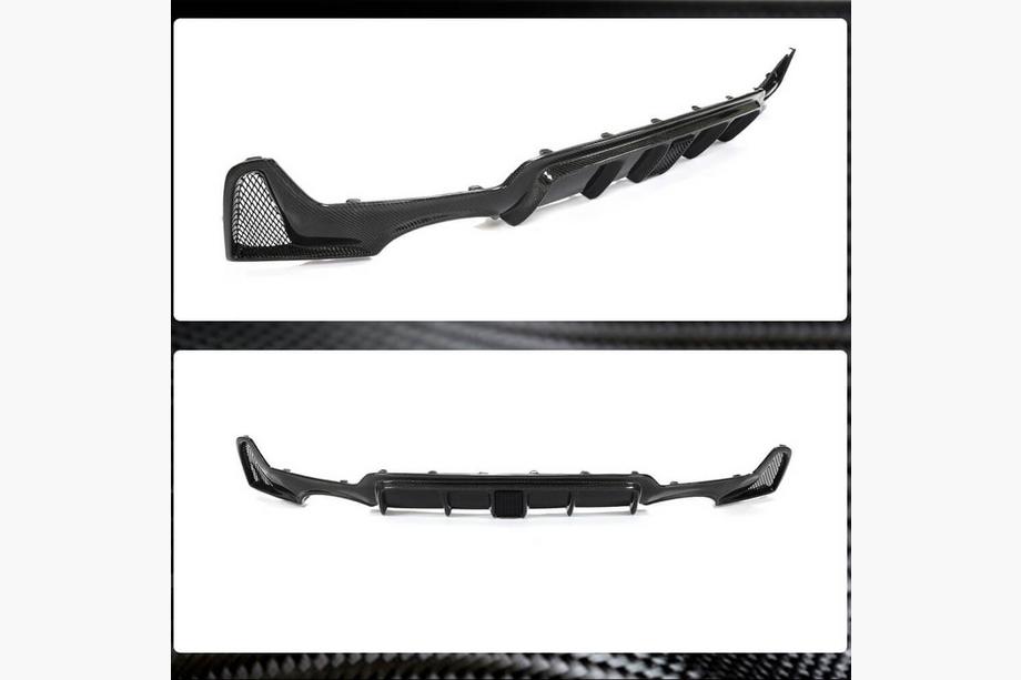 BMW 4 серия F32/F33/F36 2012-2020 гг. Задний диффузор V8 (для M-Sport, карбон) Фото 16