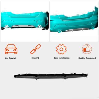 Диффузор заднего бампера V1 (для G22/G23 M-Sport, Карбон) BMW 4 серия G22/23/26 2020- гг. фото 2