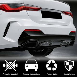 Диффузор заднего бампера V1 (для G22/G23 M-Sport, Карбон) BMW 4 серия G22/23/26 2020- гг. фото 3