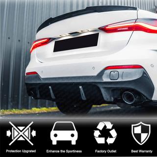 Задний диффузор V2 для G22/G23 M-Sport, Карбон BMW 4 серия G22/23/26 2020- гг. фото 3