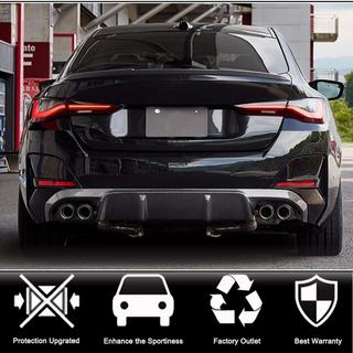 Диффузор заднего бампера V2 (для G26 M-Sport, Карбон) BMW 4 серия G22/23/26 2020- гг. фото 2