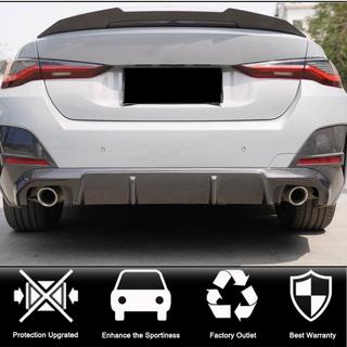 Задний диффузор V1 для G26 M-Sport, Карбон BMW 4 серия G22/23/26 2020- гг. фото 2