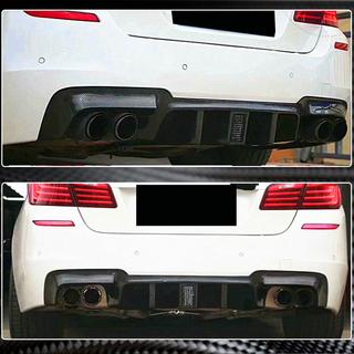 Задний диффузор V2 для F10 M-Sport, Карбон BMW 5 серия F10/F11 2010–2016 гг. фото 4