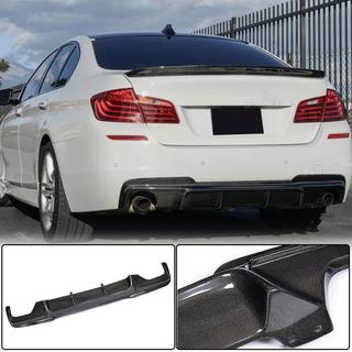 Задний диффузор V3 для F10 M-Sport, Карбон BMW 5 серия F10/F11 2010–2016 гг. фото 1