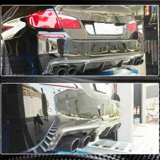 Задний диффузор V3 для F10 M-Sport, Карбон BMW 5 серия F10/F11 2010–2016 гг. фото 4