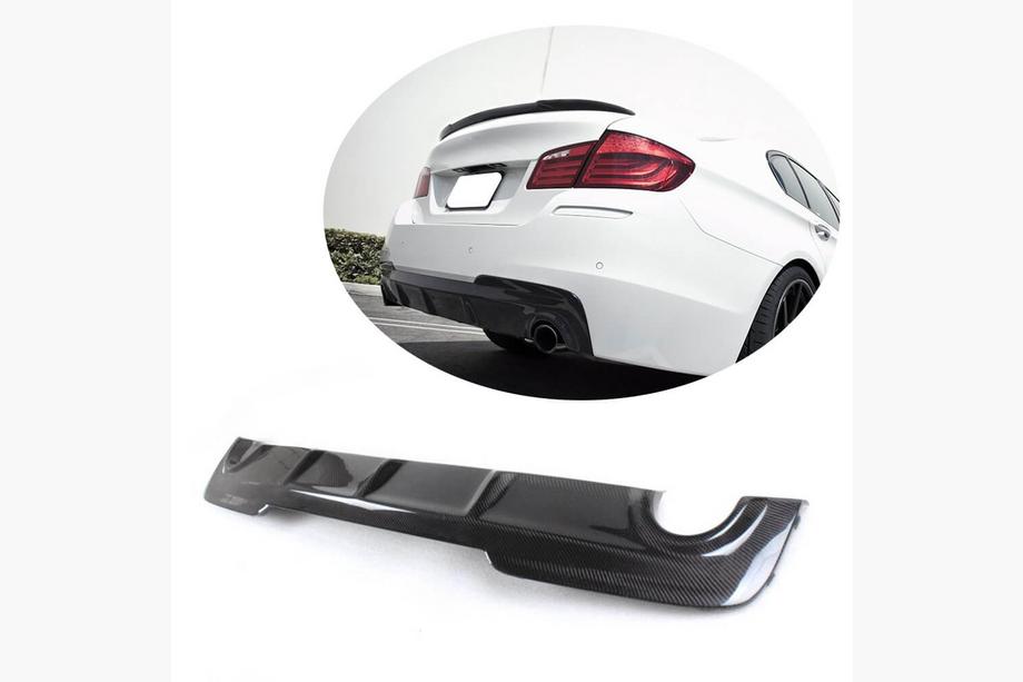 BMW 5 серия F10/F11 2010–2016 гг. Задний диффузор V5 для F10 M-Sport, Карбон Image