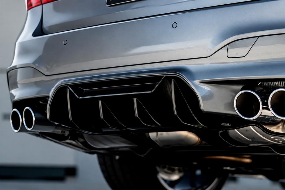 BMW 5 серия G30/G31 2017–2023 гг. Диффузор заднего бампера V1 (для M5 F90, карбон) Фото 5