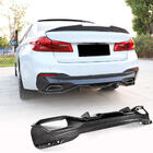 BMW 5 серия G30/G31 2017–2023 гг. Диффузор заднего бампера V4 (для M-Sport/M5 F90, Карбон) фото 16