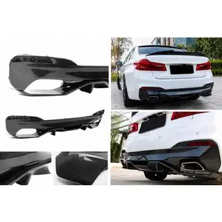 Диффузор заднего бампера V4 (для M-Sport/M5 F90, Карбон) фото 1