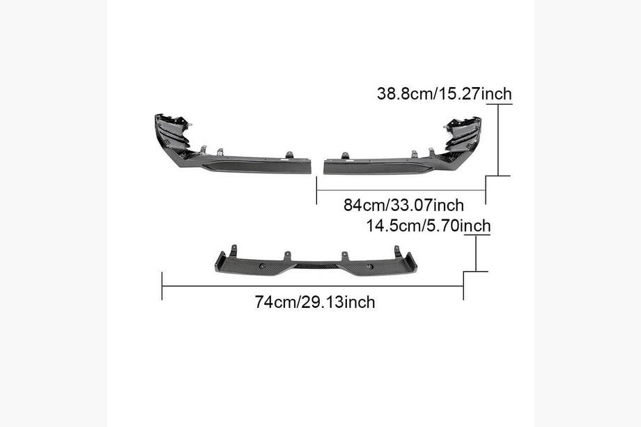 BMW 5/i5 серия G60/G60E/G61 2023- гг. Диффузор заднего бампера (для M-Sport, Карбон) Фото 3
