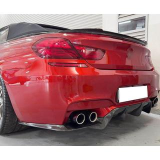 Диффузор заднего бампера V1 (для M6, Карбон) BMW 6 серия F12/F13/F06 2011-2018 гг. фото 3