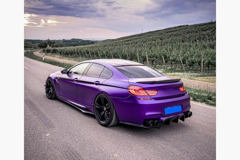 BMW 6 серия F12/F13/F06 2011-2018 гг. Диффузор заднего бампера V1 (для M6, Карбон) Фото 11
