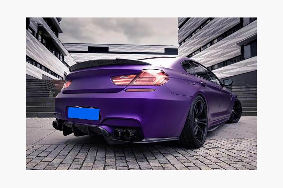BMW 6 серия F12/F13/F06 2011-2018 гг. Диффузор заднего бампера V1 (для M6, Карбон) Фото 12