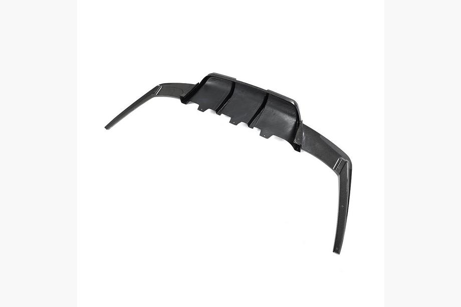 BMW 6 серия F12/F13/F06 2011-2018 гг. Диффузор заднего бампера V1 (для M6, Карбон) Фото 14