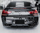 BMW 6 серия F12/F13/F06 2011-2018 гг. Диффузор заднего бампера FRP V2 (для M6) фото 4