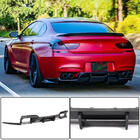 BMW 6 серия F12/F13/F06 2011-2018 гг. Диффузор заднего бампера V3 (для M6, Карбон) фото 1