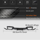 BMW 6 серия F12/F13/F06 2011-2018 гг. Диффузор заднего бампера V3 (для M6, Карбон) фото 6