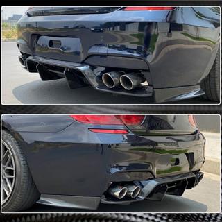 Диффузор заднего бампера V3 (для M6, Карбон) BMW 6 серия F12/F13/F06 2011-2018 гг. фото 4