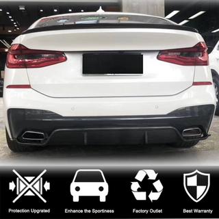 Диффузор заднего бампера V1 для M-Sport 2017-2020, Карбон BMW 6 серия G32 2017- гг. фото 2