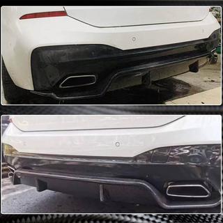 Диффузор заднего бампера V1 для M-Sport 2017-2020, Карбон BMW 6 серия G32 2017- гг. фото 3