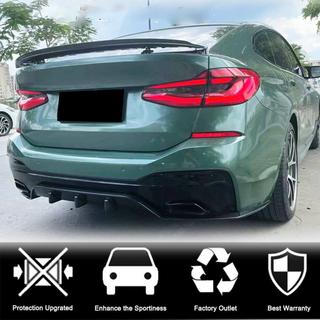 Диффузор заднего бампера V2 (для M-Sport 2017-2020, Карбон) BMW 6 серия G32 2017- гг. фото 3