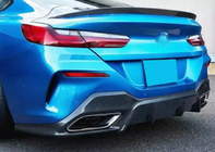 BMW 8 серия G14/G15/G16 2018- гг. Диффузор заднего бампера V2 (для G16 M-Sport, Карбон) фото 7