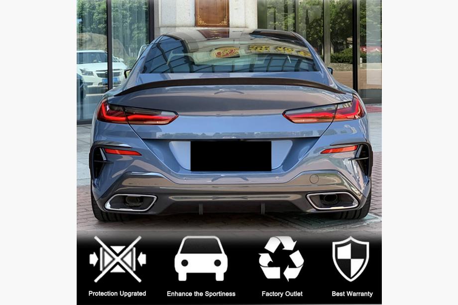 BMW 8 серия G14/G15/G16 2018- гг. Диффузор заднего бампера V2 (для G16 M-Sport, Карбон) Фото 3