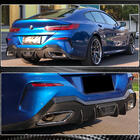 BMW 8 серия G14/G15/G16 2018- гг. Диффузор заднего бампера V1 для G16 M-Sport, Карбон фото 5