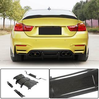 Диффузор заднего бампера V1 (для F80, Карбон) BMW 3 серия F30/F31 2012-2019 гг. фото 1