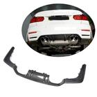 BMW 3 серия F30/F31 2012-2019 гг. Диффузор заднего бампера V3 (для F80, Карбон) фото 2