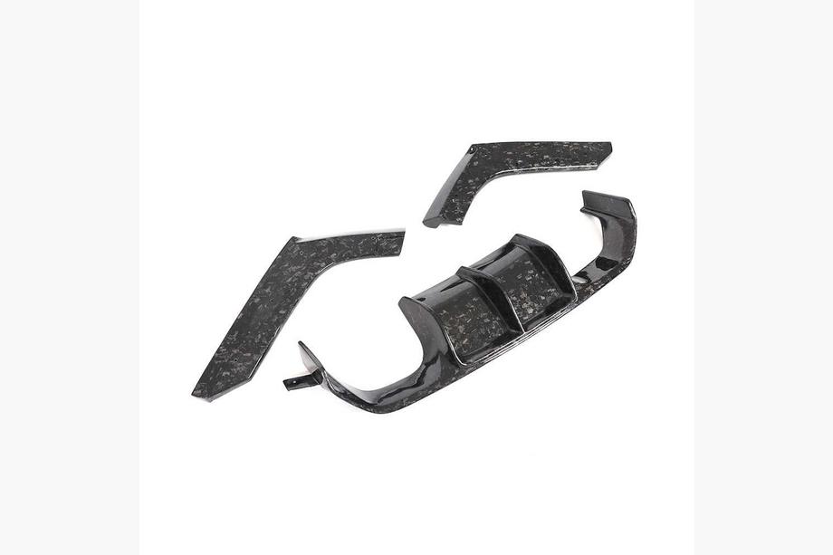 BMW 3 серия F30/F31 2012-2019 гг. Диффузор Заднего Бампера V6 (для F80, Карбон) Фото 8