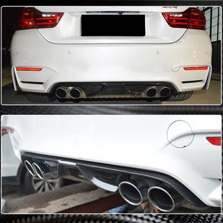 Диффузор заднего бампера V7 (для F80, Карбон) BMW 3 серия F30/F31 2012-2019 гг. фото 3