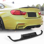 BMW 3 серия F30/F31 2012-2019 гг. Задний Диффузор Бампера V8 (для F80, Карбон) фото 2